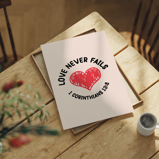 Love Never Fails Heart