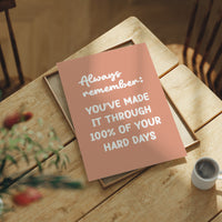 You Made It Through Hard Days