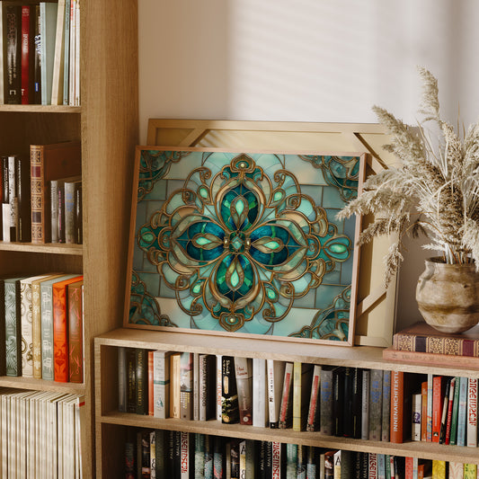 Cast in Gold and Teal