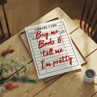 Buy Me Books and Tell Me I'm Pretty