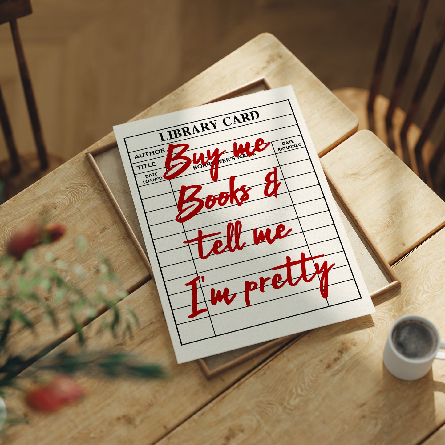 Buy Me Books and Tell Me I'm Pretty