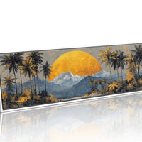 Golden Sun Beyond The Palms