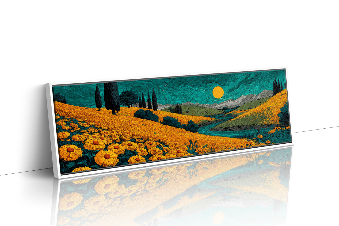 Fields Of Gold Under Teal Skies