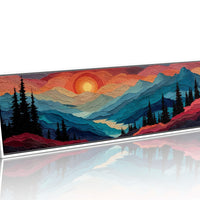 Sunset Layers Across Silent Peaks