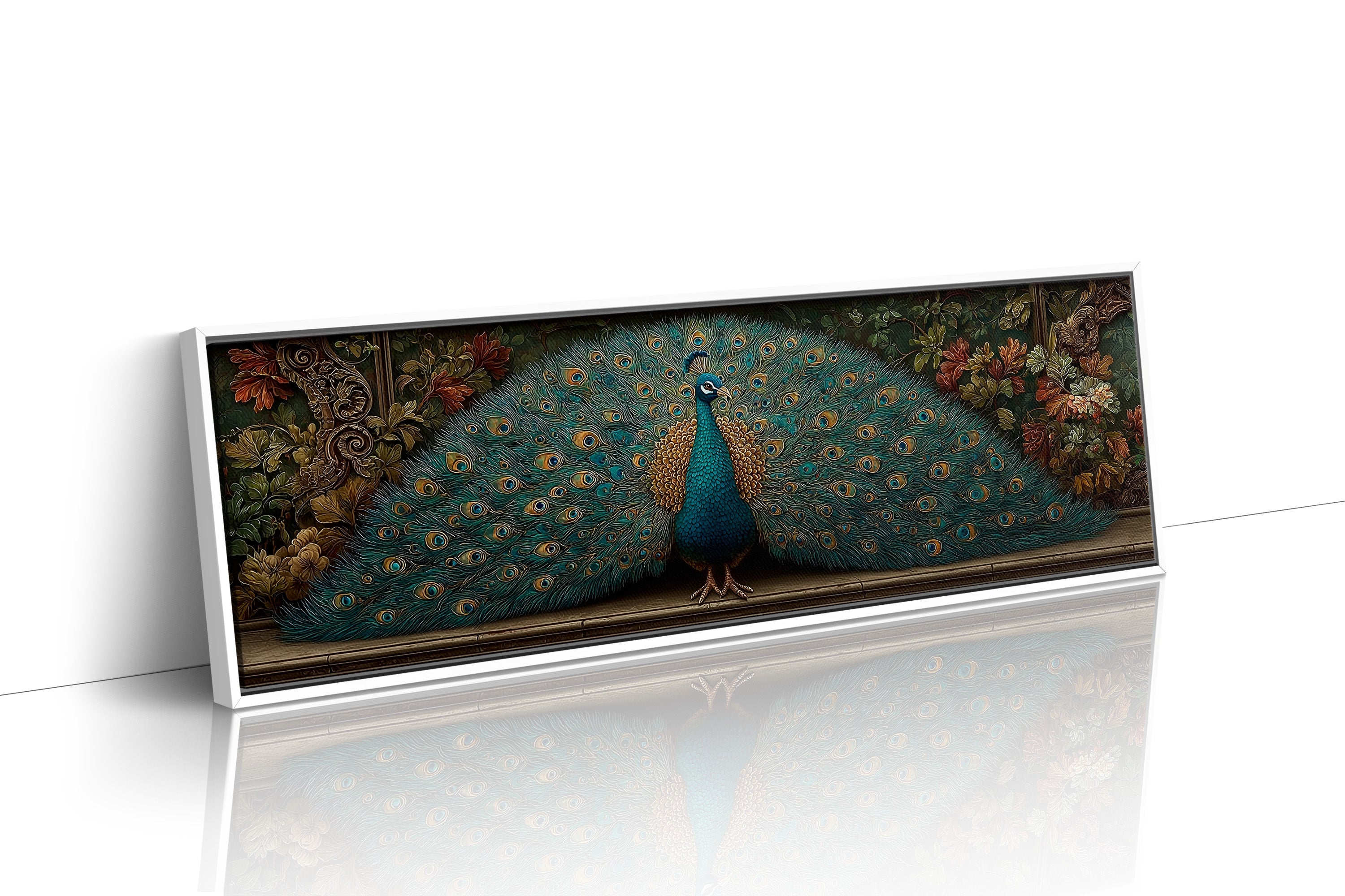 Emerald Plumes In Royal Bloom