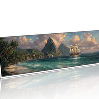 Sails Beneath Emerald Peaks