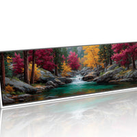Autumn Waters Through Crimson Pines