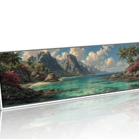 Emerald Shores Beneath Rising Peaks