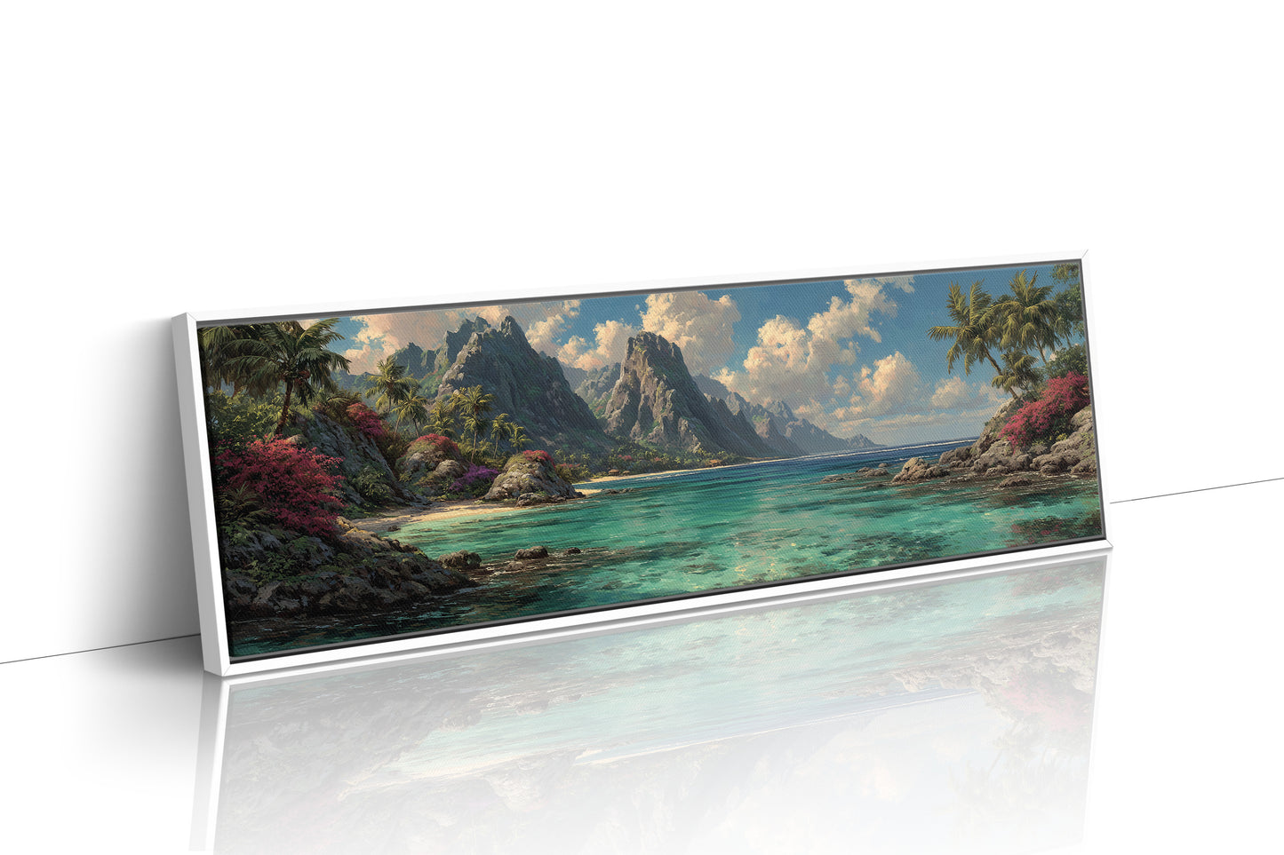 Emerald Shores Beneath Rising Peaks