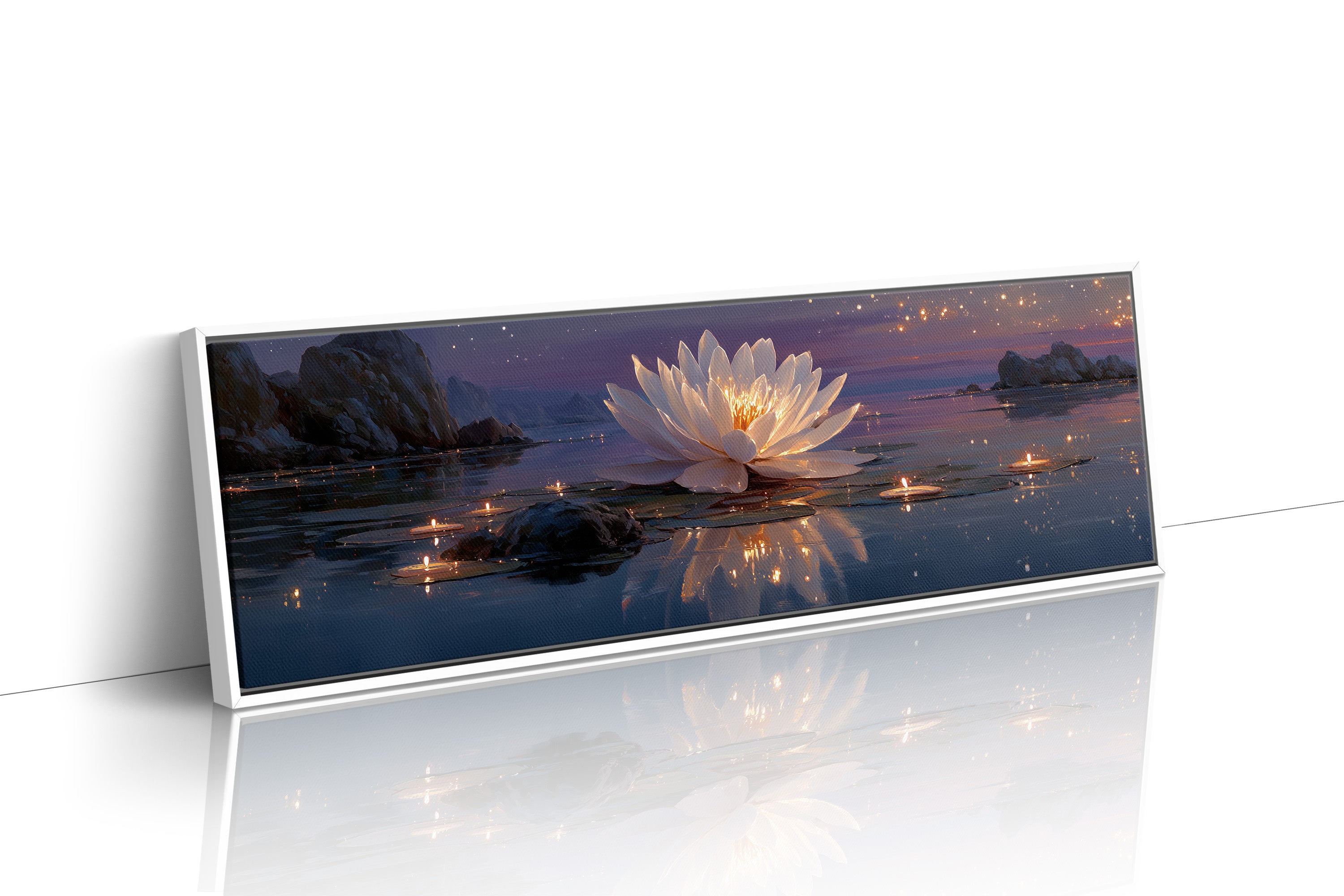 Lotus Light at Dusk
