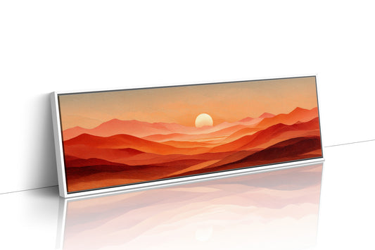 Sunset Waves of Amber Hills