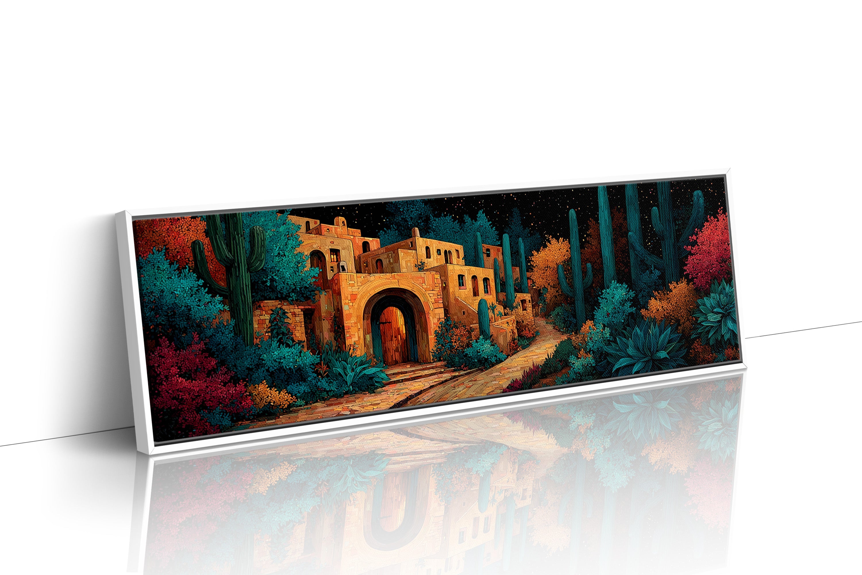 Desert Courtyard After Dusk