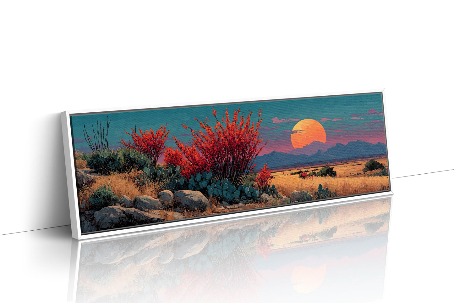 Desert Bloom at Sundown