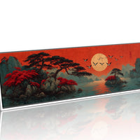 Crimson Sun Over Quiet Isles