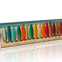 Vintage Surfboard Rainbow