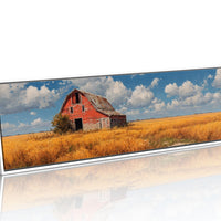 Golden Fields Red Barn