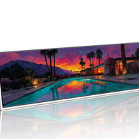 Desert Sunset Poolside Glow