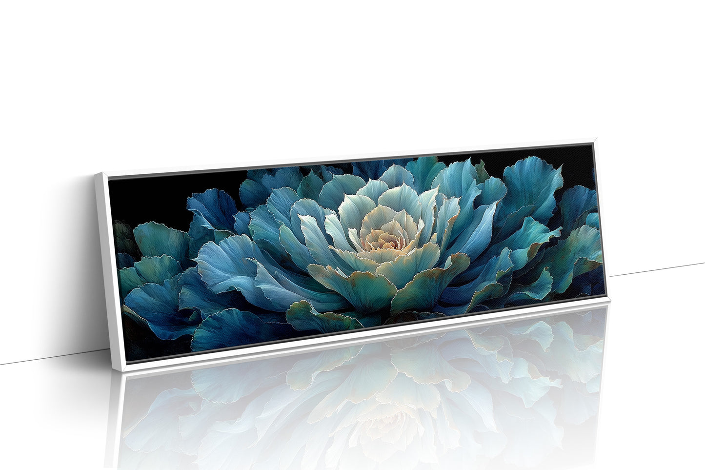 Midnight Bloom In Teal