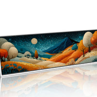 Midnight Hills In Ember Glow