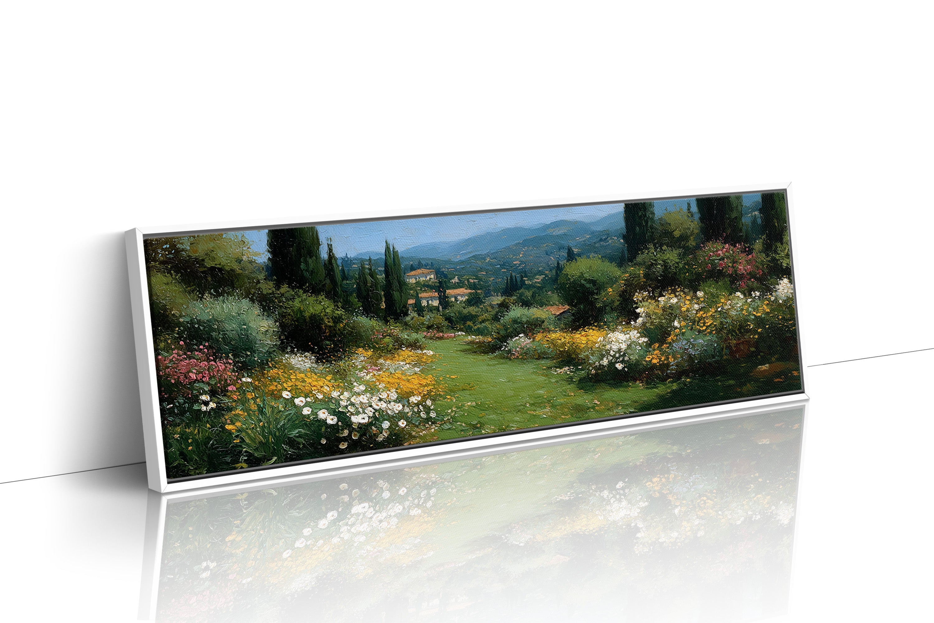 Sunlit Garden Path In Tuscany