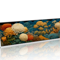 Golden Chrysanthemums In Indigo Tide