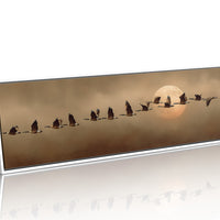 Flight Across the Harvest Moon