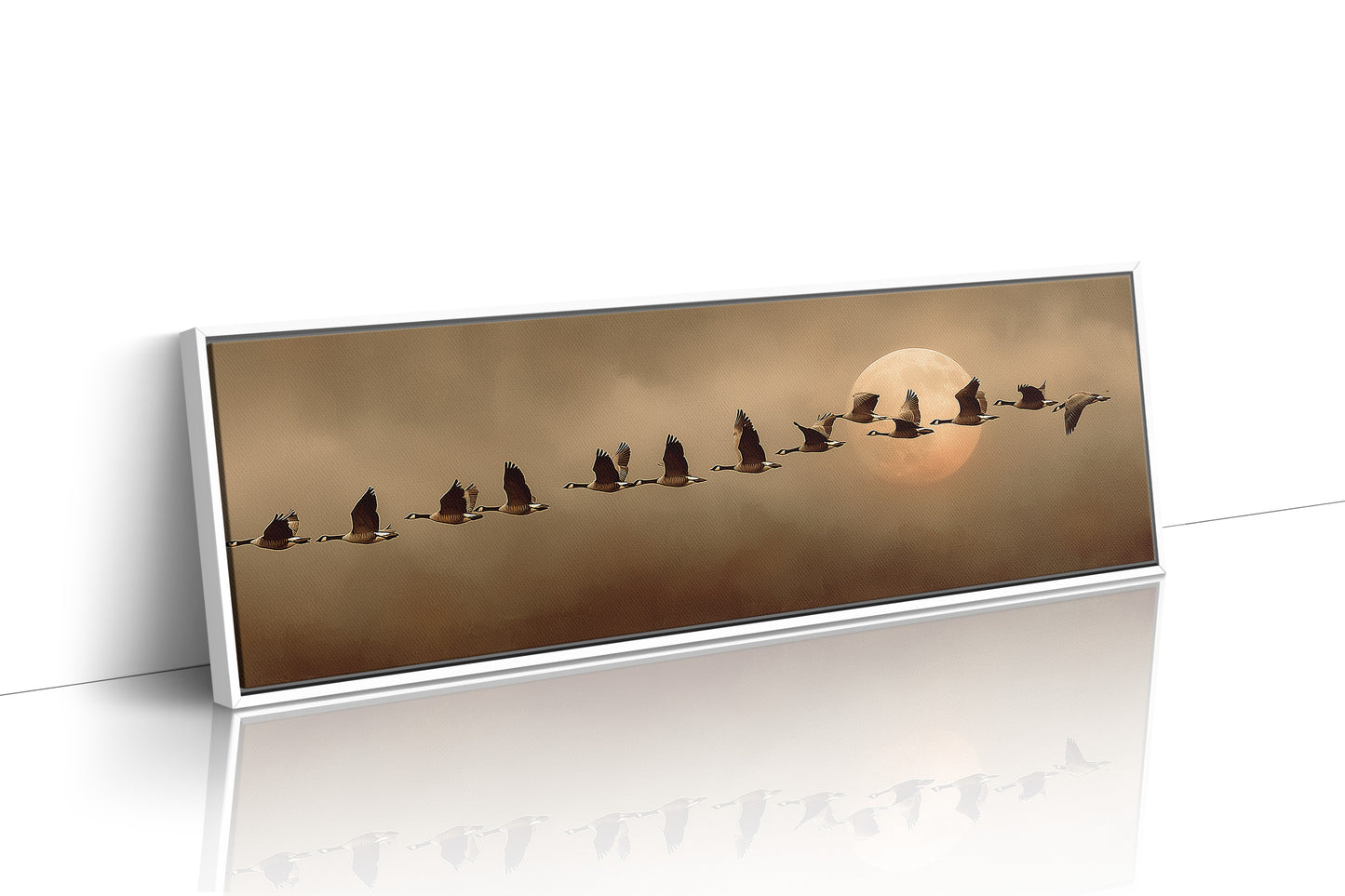 Flight Across the Harvest Moon