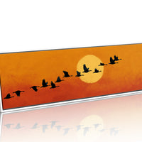 Wild Geese Across the Setting Sun