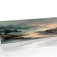 Misty Mountain Valley at Dawn