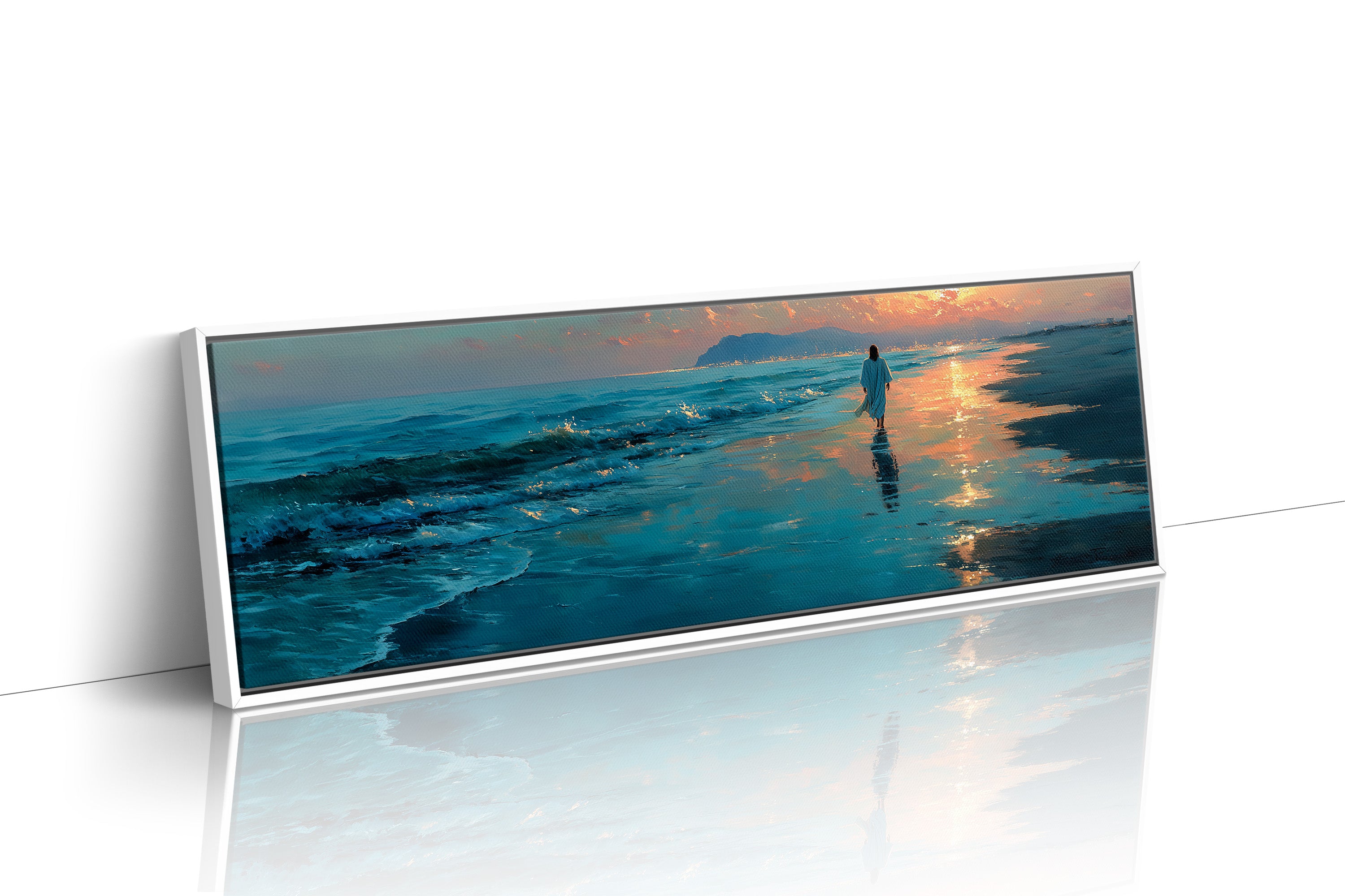 Radiant Abstract Sunset Reflection