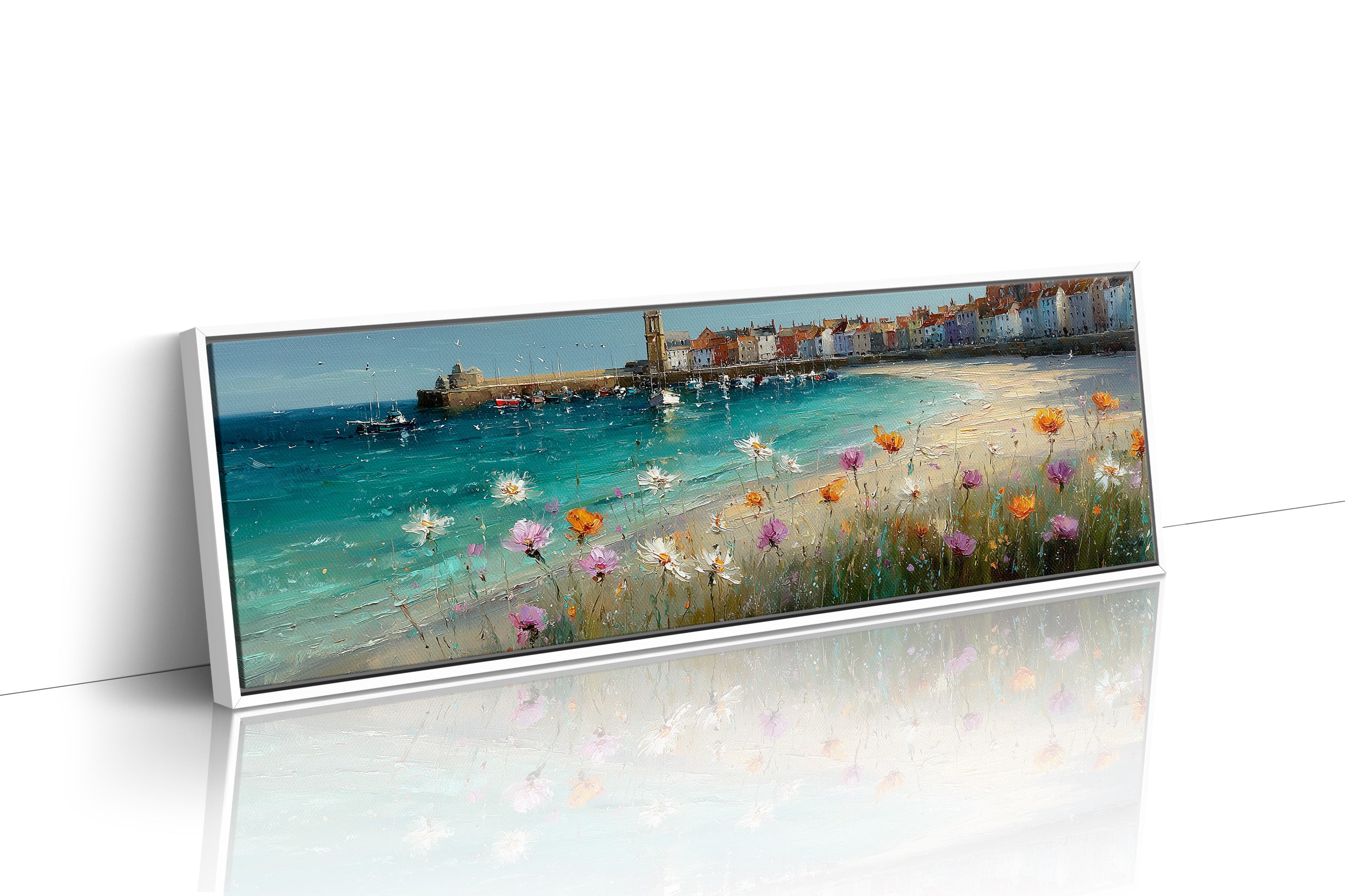 Wildflowers Beside The Harbor