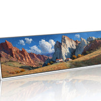 Valley Home Beneath Stone Giants