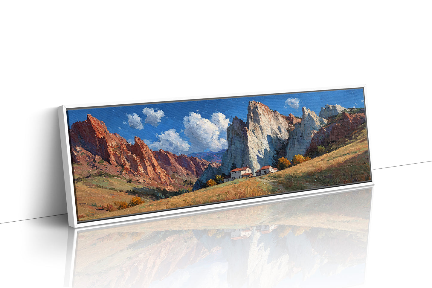 Valley Home Beneath Stone Giants