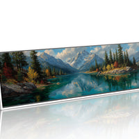Alpine Lake Beneath Autumn Peaks