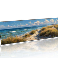 Path Through Golden Coastal Dunes