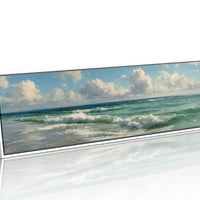 Emerald Waves Beneath Summer Skies