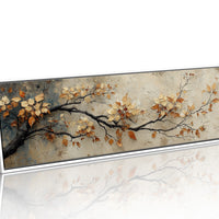 Golden Leaves On Quiet Branch