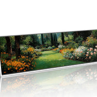 Sunlit Garden Path in Bloom