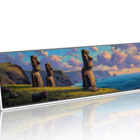 Easter Island Moai Coastal Sunset
