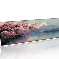 Cherry Blossoms and Mount Fuji Lake