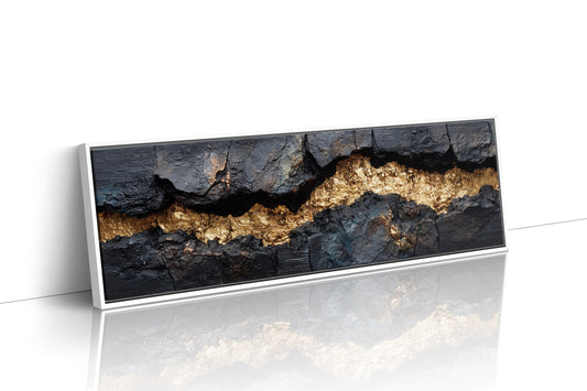 Gold Breaking Through Stone