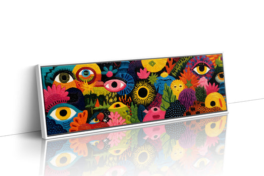 Eyes Watching Through Color