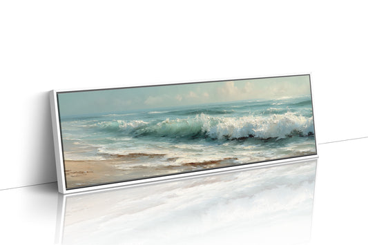 Rolling Waves on Quiet Shore