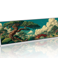 Mount Fuji Garden Bridge Landscape