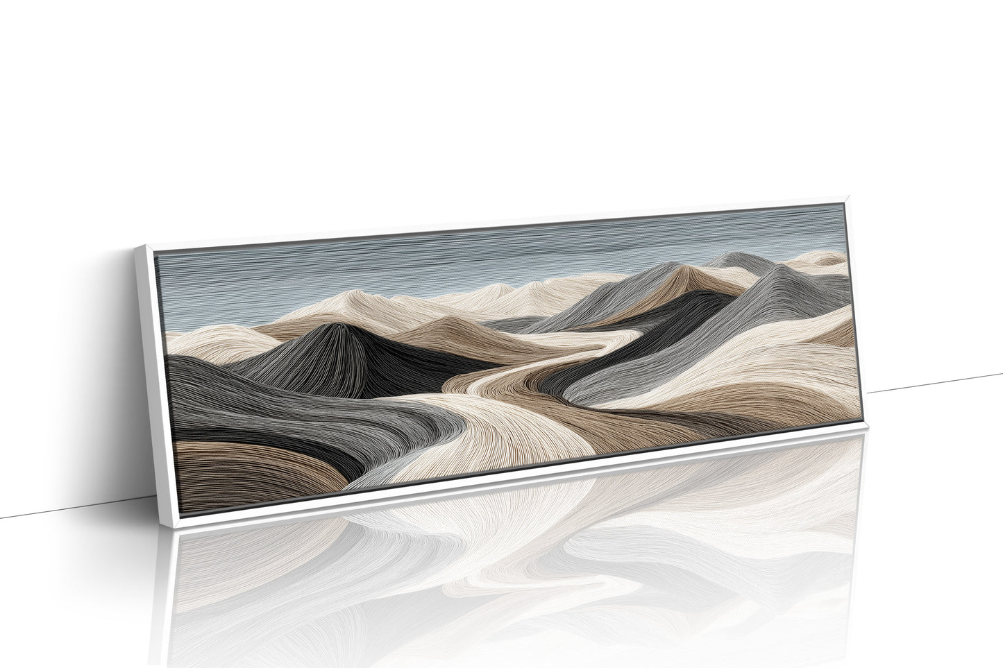 Flowing Sand Dune Abstract Landscape