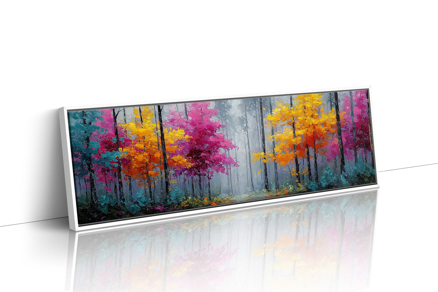 Vibrant Autumn Forest Path