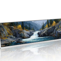 Mountain Waterfall Forest Landscape