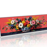 Wildflowers Spill Across Coral Light