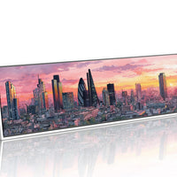 London Skyline In Sunset Glow