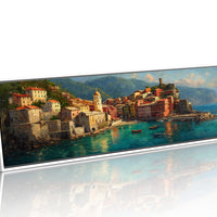 Sunlit Harbor of the Italian Coast